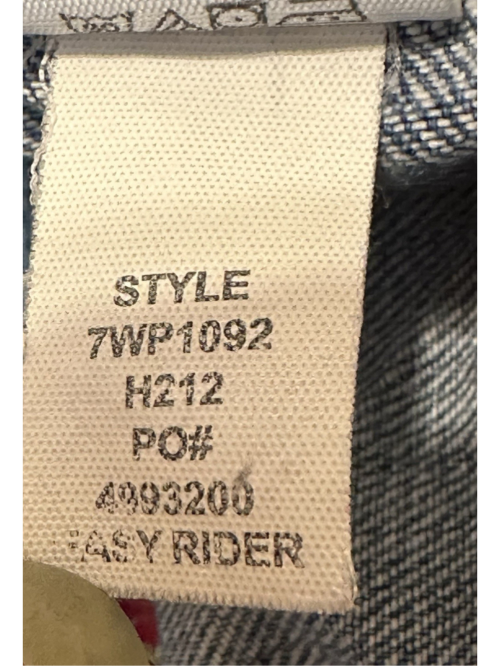 Lucky Brand Distressed Jeans Easy Rider Womens Size 10 / 30 X 33 Blue Bootcut - Picture 11 of 16